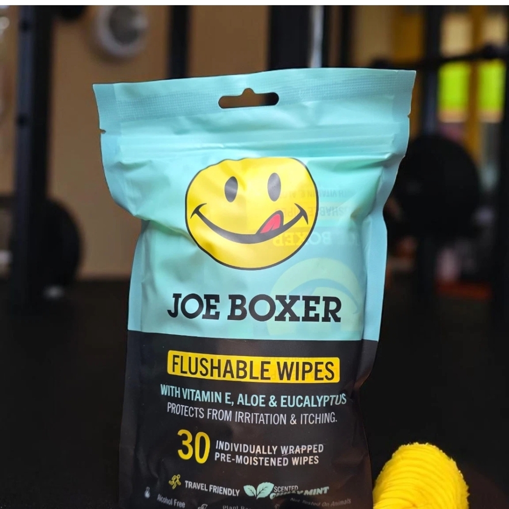 Joe Boxer Flushable Wipes